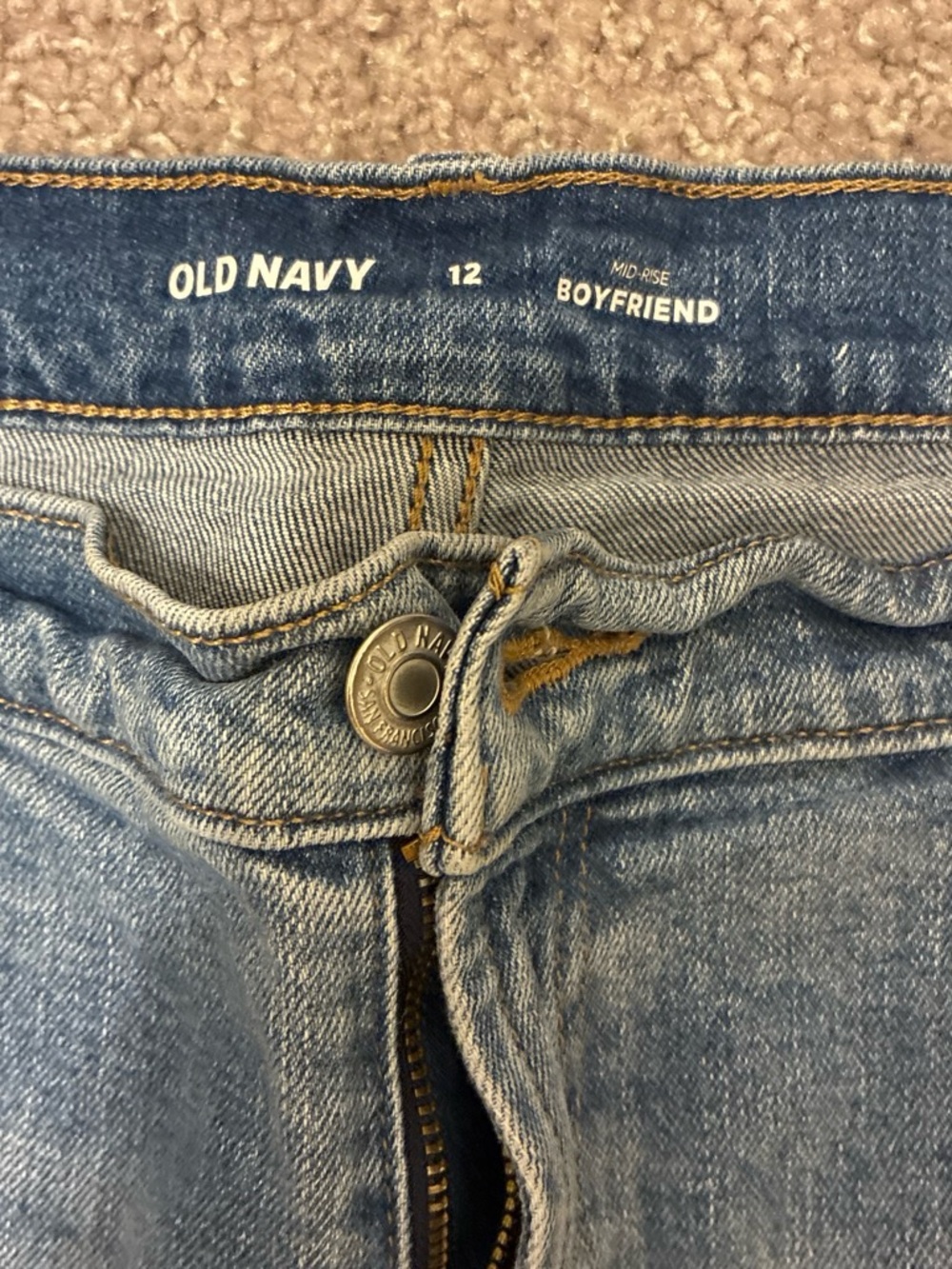 Old Navy Boyfriend Jeans - Light Wash Blue